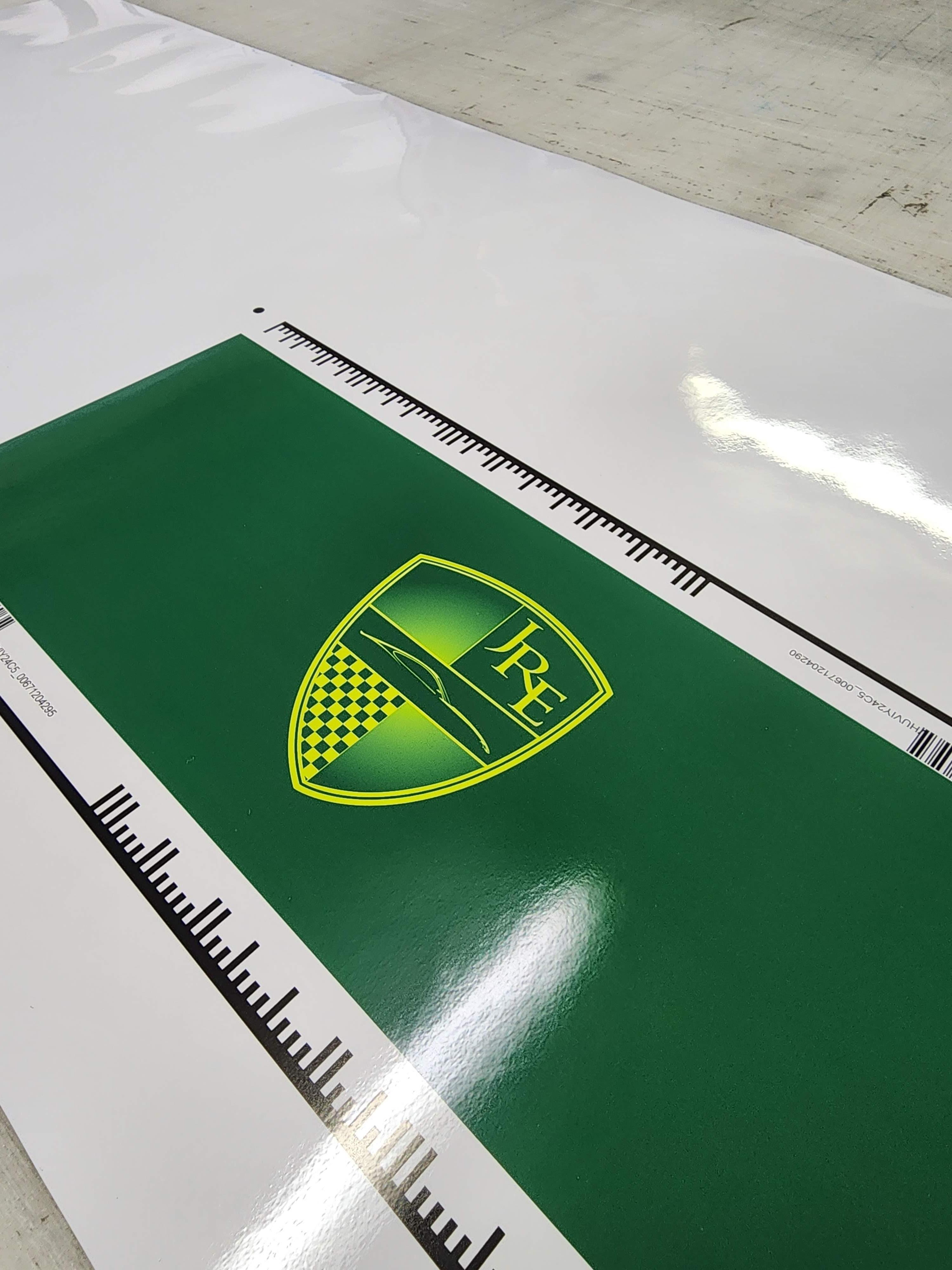 Race team vehicle graphics
